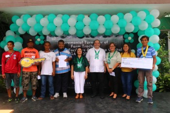 Ceremonial Turn-over of Start-up Capital, Farm Tractors, Implements, and Irrigation Facilities for GAA 2024 Block Farm